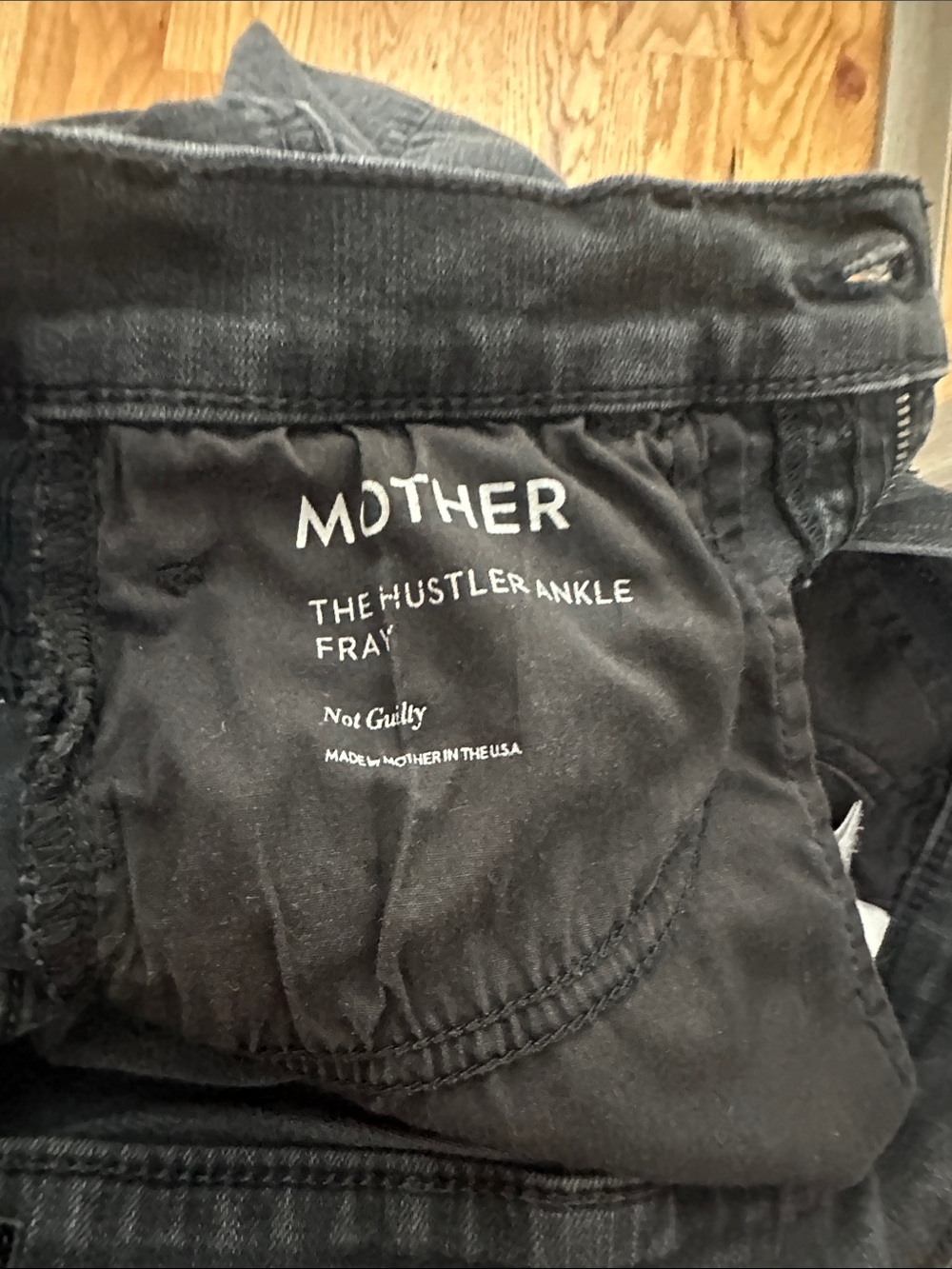 MOTHER “the hustler ankle fray” size 26 - Picture 4 of 5